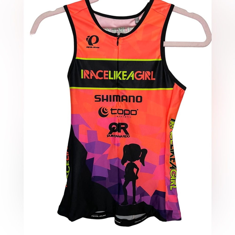 Brand New Pearl Izumi Women's ELITE Pursuit Graphic Tri Singlet Medium